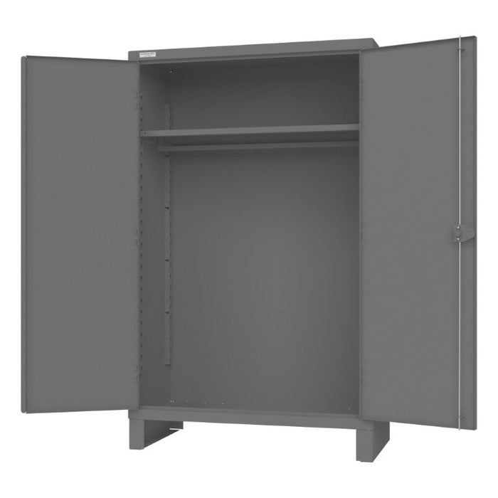 HDCHB-244878-1S95 Cabinet, 1 Shelf, Hanger Bar, Gray