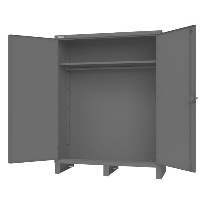 HDCHB-246078-1S95 Cabinet,1 Shelf, Hanger Bar, Gray