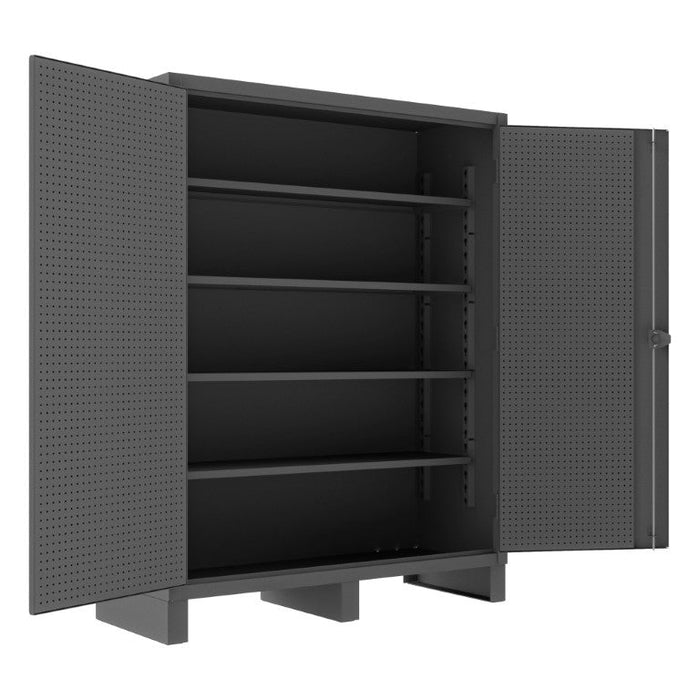 HDCP246078-PB32-4S95 Pegboard Cabinet, 4 Shelves