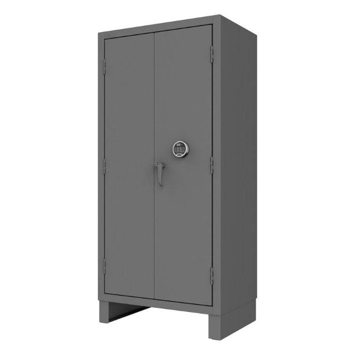 HDCPL-243678-4S-95 Access Control Cabinet, 4 Shelves, Gray