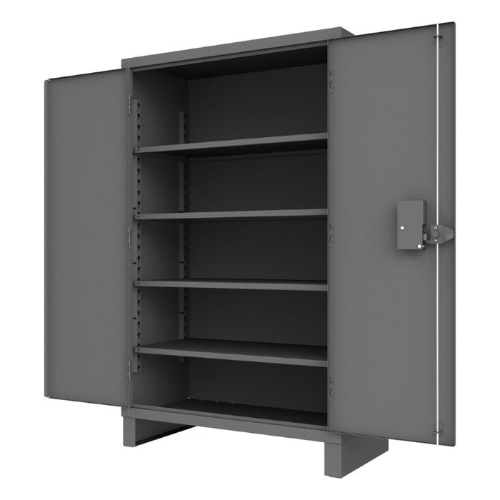 HDCPL-244878-4S-95 Access Control Cabinet, 4 Shelves, Gray