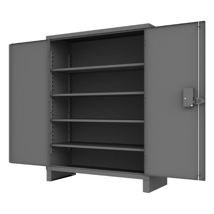 HDCPL-246078-4S-95 Access Control Cabinet, 4 Shelves, Gray