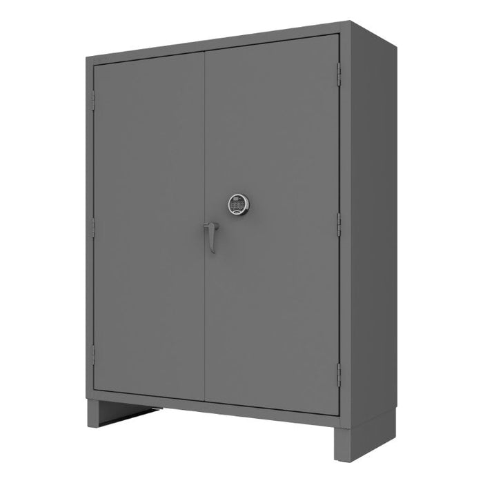 HDCPL-246078-4S-95 Access Control Cabinet, 4 Shelves, Gray