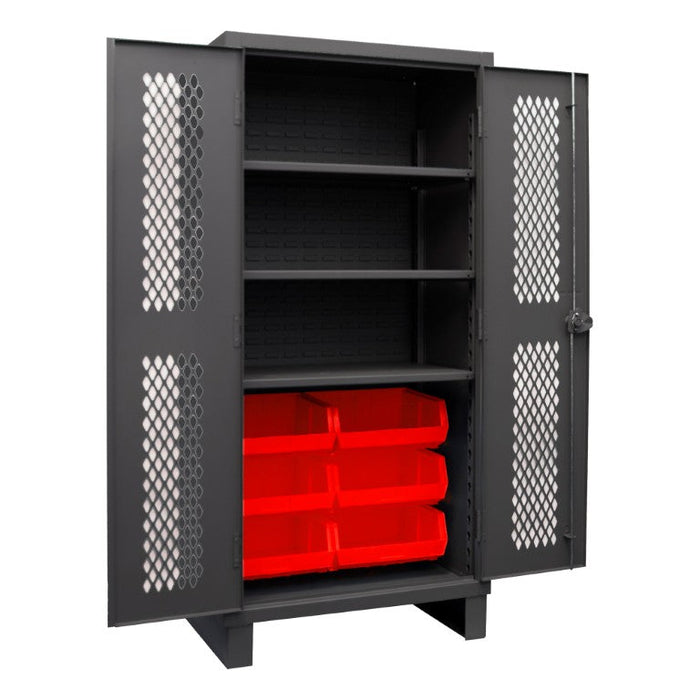 HDCV36-6B-3S1795 Ventilated Cabinet, 3 Shelves, 6 Bins