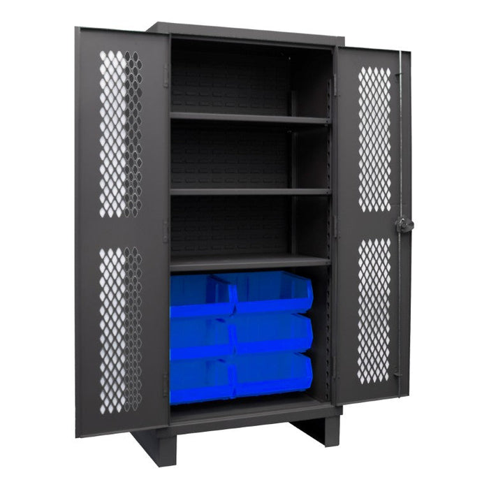 HDCV36-6B-3S5295 Ventilated Cabinet, 3 Shelves, 6 Bins