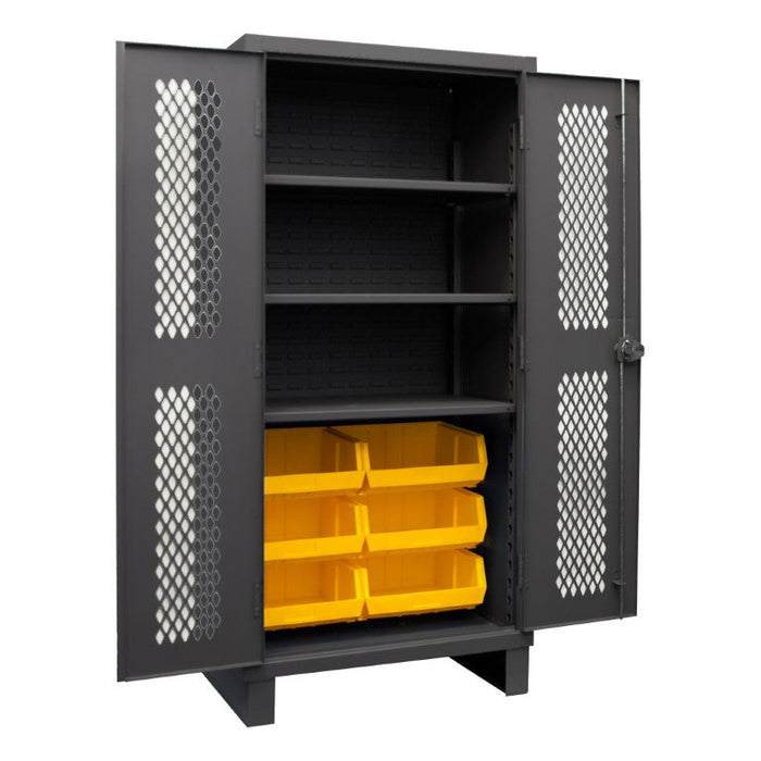 HDCV36-6B-3S95 Ventilated Cabinet, 3 Shelves, 6 Bins
