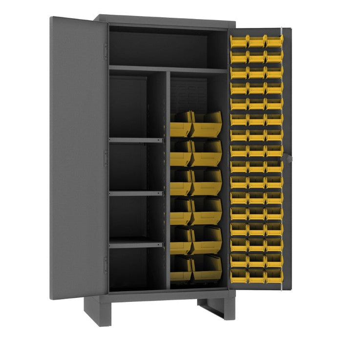HDJC243678-60-4S95 Maintenance Cabinet, 4 Shelves, 60 Bins