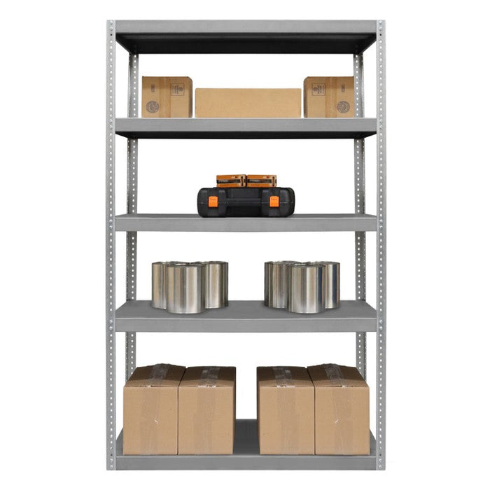 HDS-244872-95 Heavy Duty Shelving, 5 Shelves, Gray