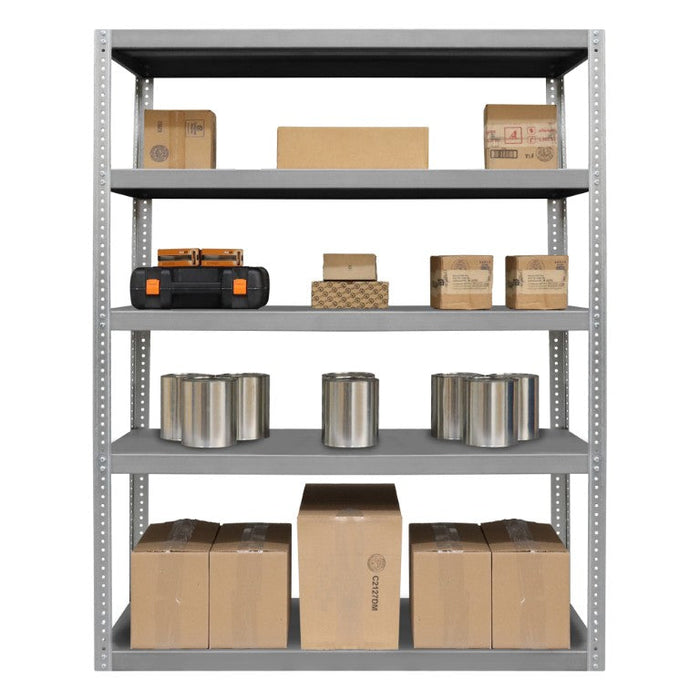 HDS-246072-95 Heavy Duty Shelving, 5 Shelves, Gray