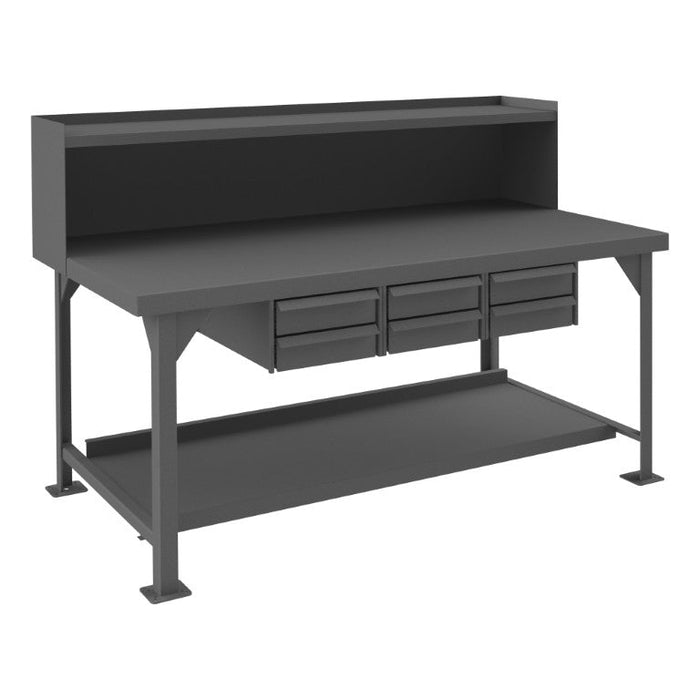 HDWB3660RS6DR95 Workbench, 6 Drawers, 60 x 36
