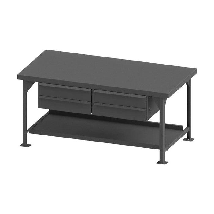 HDWB36724DR95 Workbench, 4 Drawers, 72 x 36