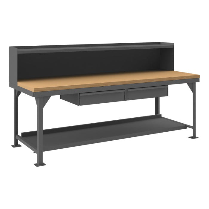 HDWBMT3696RS2DR95 Workbench, Maple top, 2 Drawers, 96 x 36