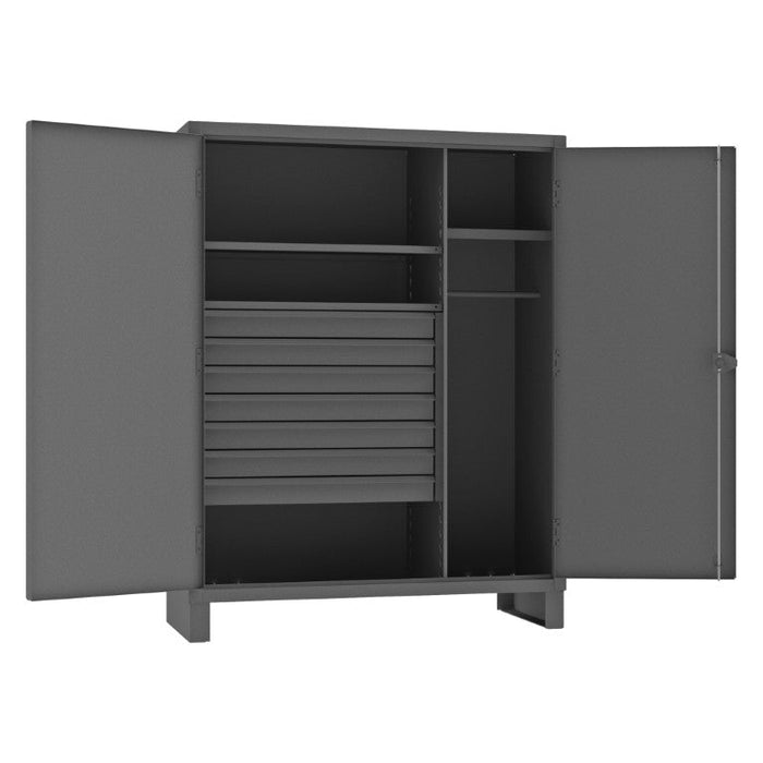 HDWC244878-7M95 Wardrobe Cabinet, 3 Shelves, 7 Drawers