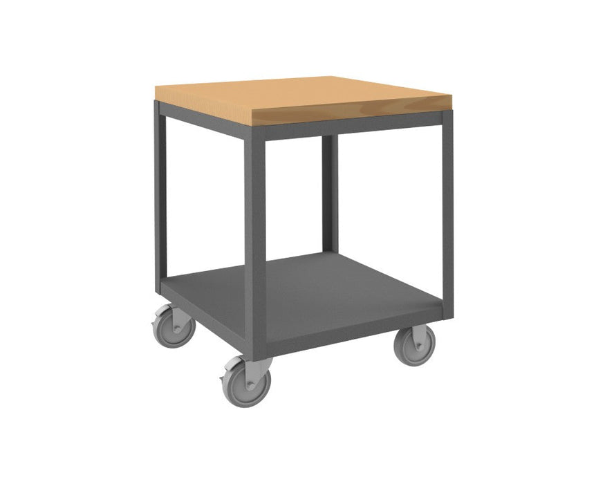 HMT-2424-2-MT-95 High Deck Mobile Table, 2 Shelves
