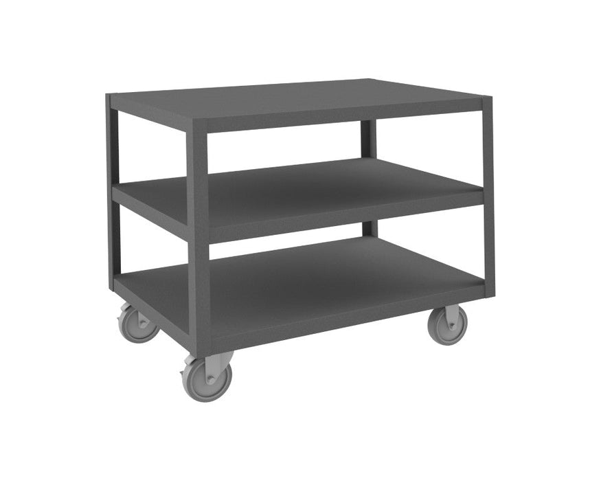 HMT-2436-3-95 High Deck Mobile Table, 3 Shelves