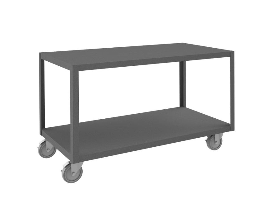 HMT-2448-2-4SWB-95 High Deck Mobile Table, 2 Shelves