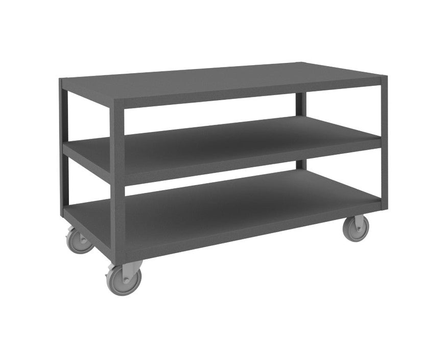 HMT-2448-3-95 High Deck Mobile Table, 3 Shelves