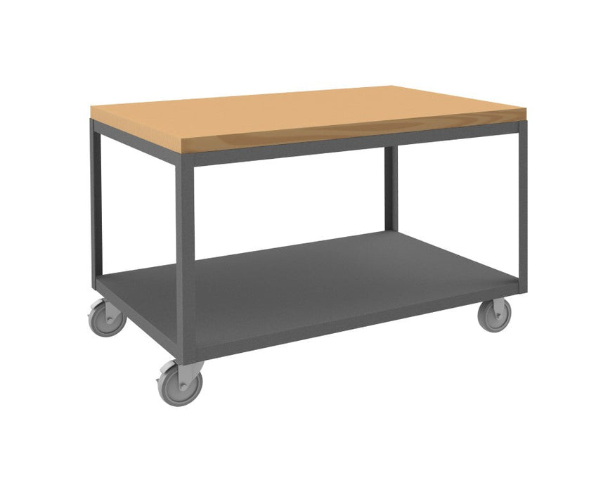 HMT-3048-2-MT-95 High Deck Mobile Table, 2 Shelves