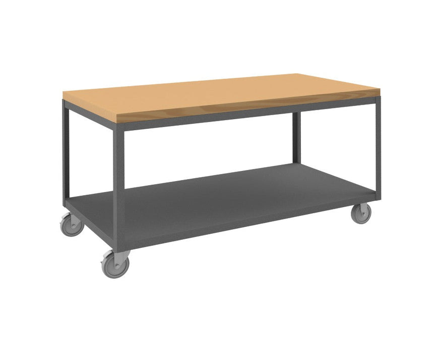 HMT-3060-2-MT-95 High Deck Mobile Table, 2 Shelves
