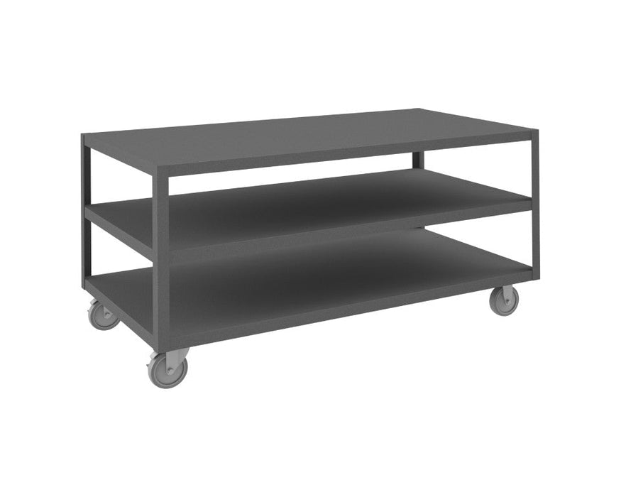 HMT-3060-3-95 High Deck Mobile Table, 3 Shelves
