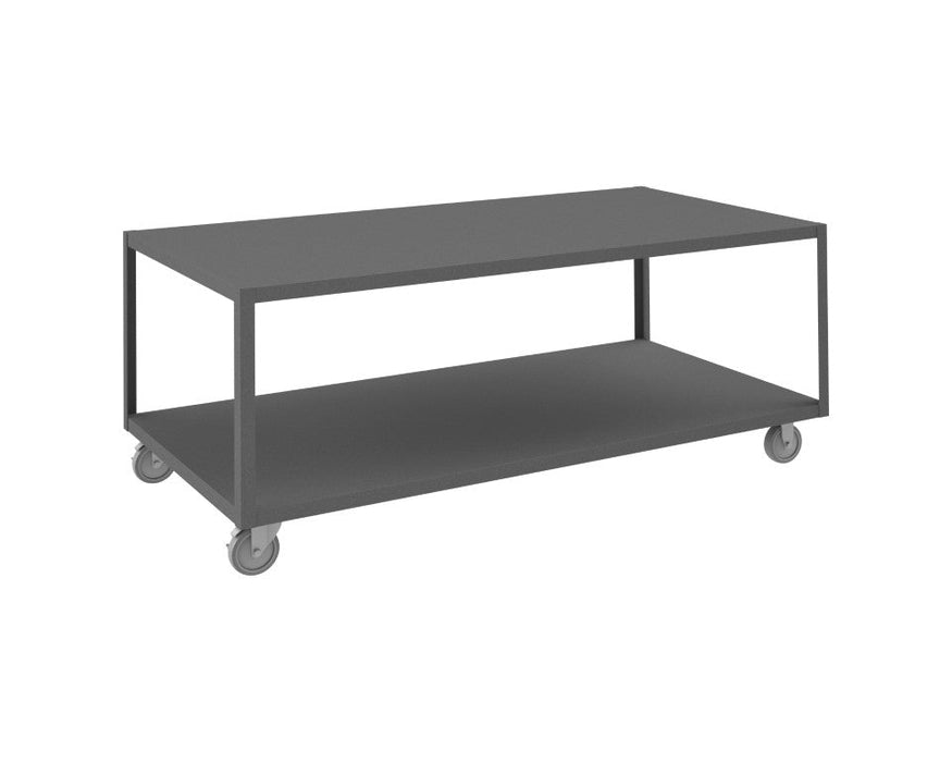 HMT-3672-2-95 High Deck Mobile Table, 2 Shelves
