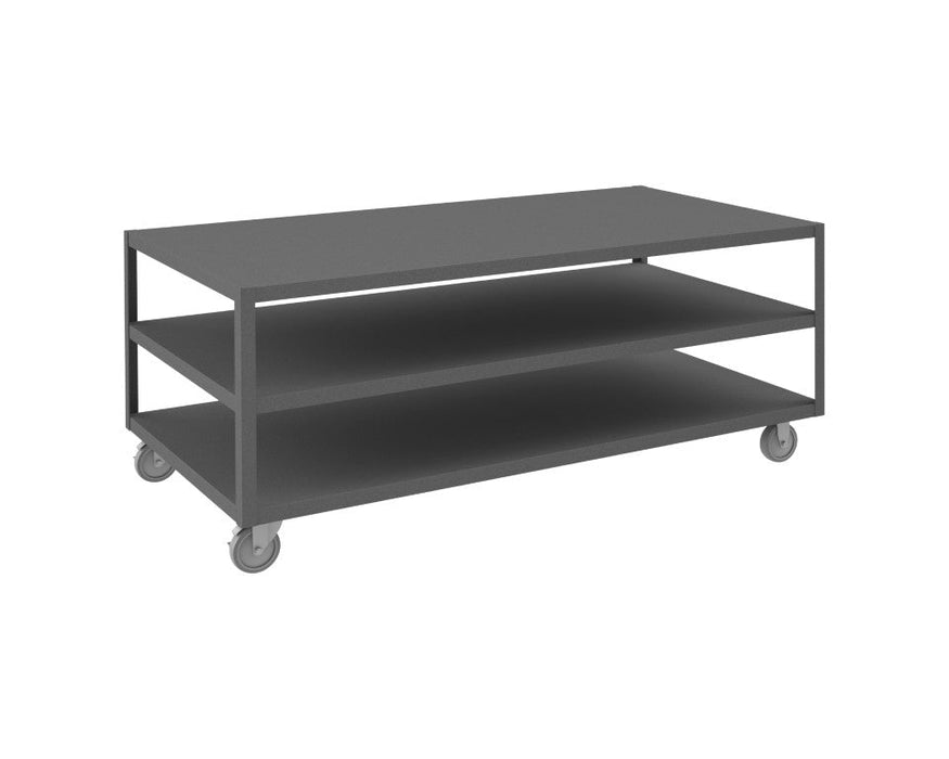 HMT-3672-3-95 High Deck Mobile Table, 3 Shelves