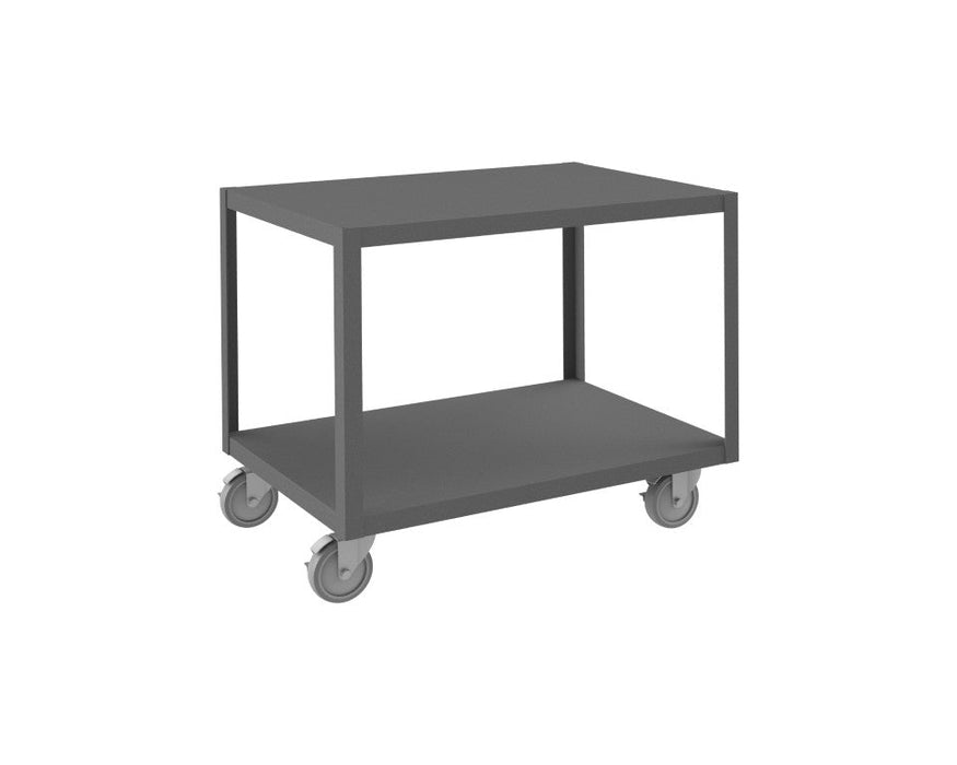 HMT12G24365PU295 High Deck Mobile Table, 2 Shelves