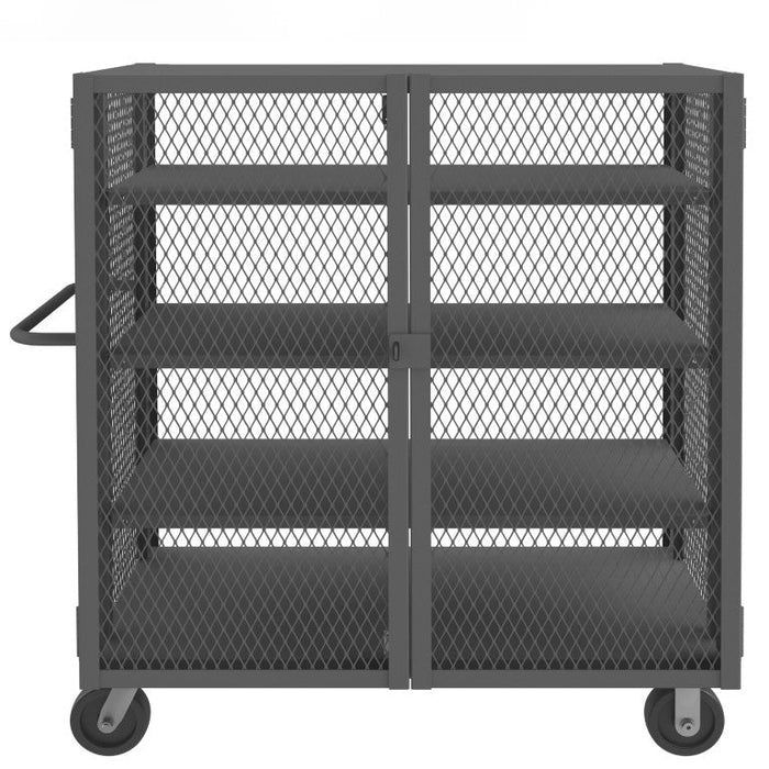 HTL-2448-DD-3AS-95 Security Mesh Truck, 4 Shelves, 24 x 48