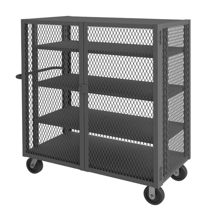HTL-2448-DD-3AS-95 Security Mesh Truck, 4 Shelves, 24 x 48