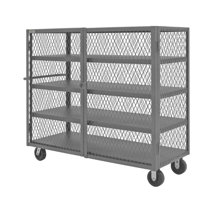 HTL-2460-DD-4-95 Security Mesh Truck, 4 Shelves, 24 x 60