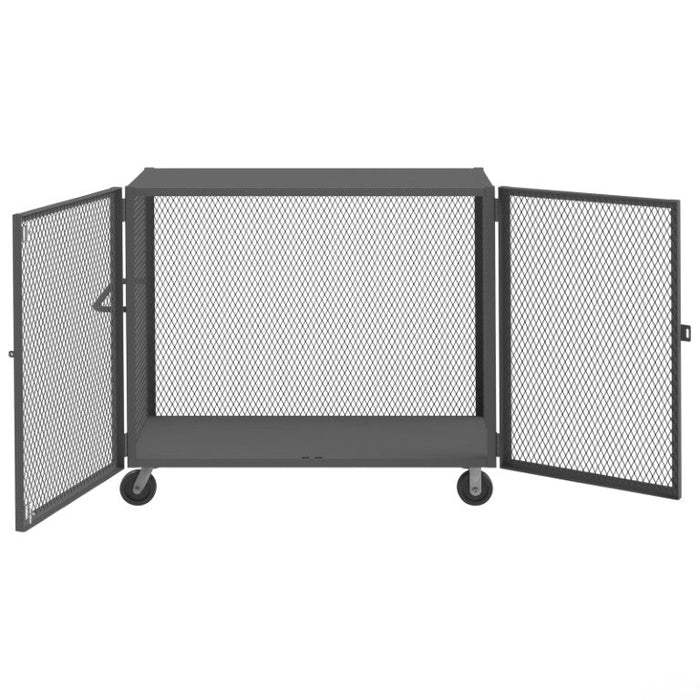 HTL-2460-DD-95 Cage Truck, Low Deck And Pad Lock