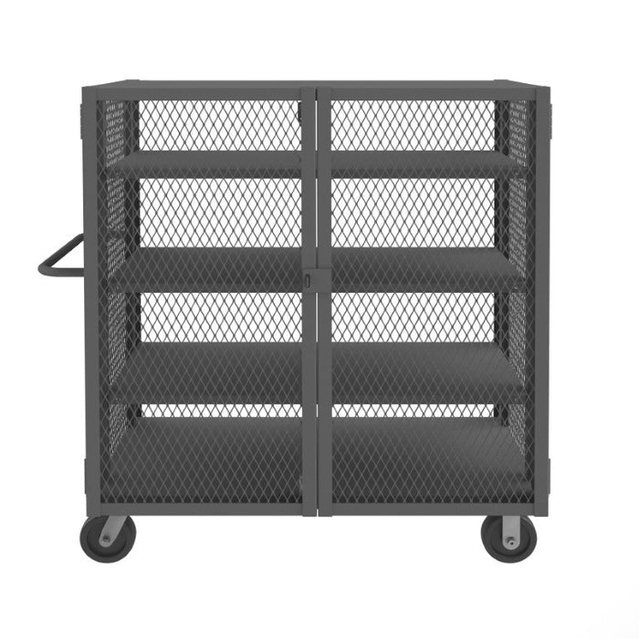 HTL-3048-DD-3AS-95 Security Mesh Truck, 4 Shelves, 30 x 48