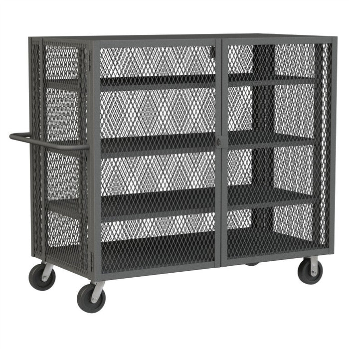 HTL-3060-DD-3AS-95 Security Mesh Truck, 3 Shelves, 30 x 60
