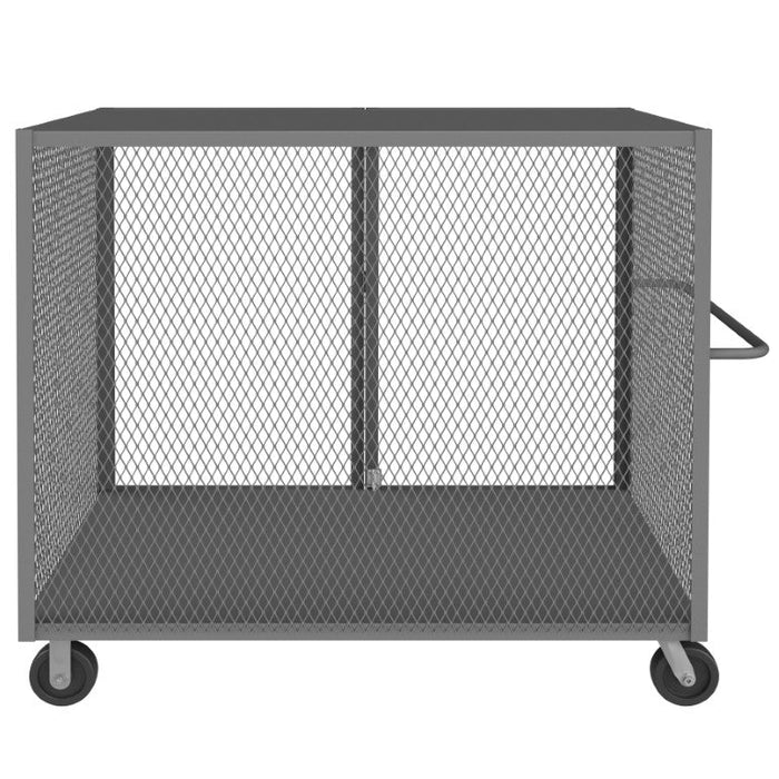 HTL-3660-DD-95 Cage Truck, Low Deck And Pad Lock