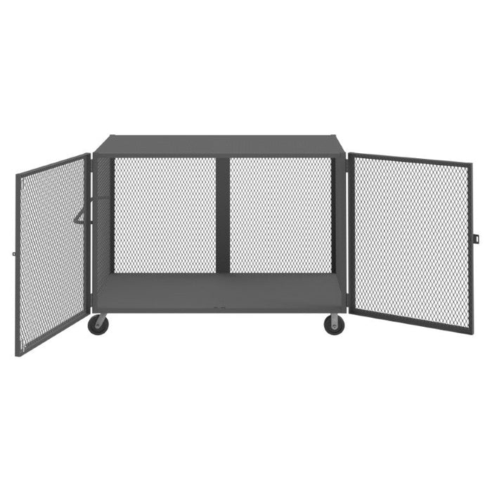 HTL-3672-DD-95 Cage Truck, Low Deck And Pad Lock