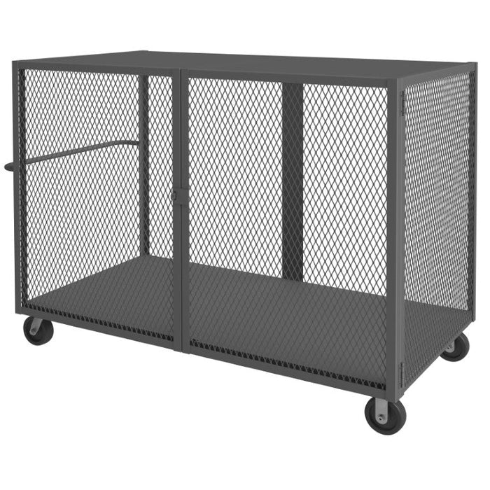 HTL-3672-DD-95 Cage Truck, Low Deck And Pad Lock
