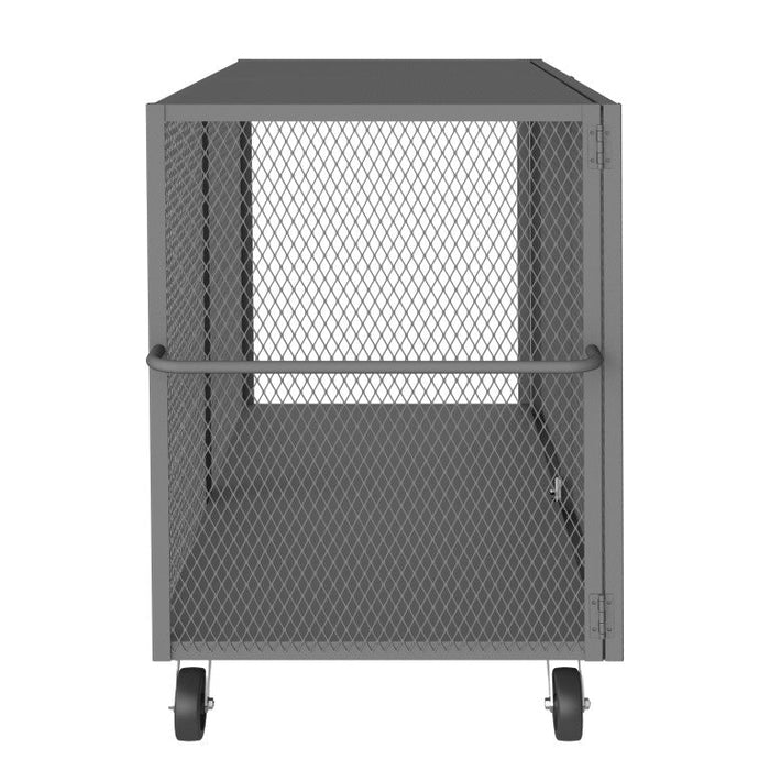 HTL-3672-DD-95 Cage Truck, Low Deck And Pad Lock