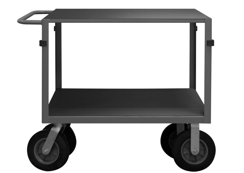 IC243610SPN95 Instrument Cart, 2 Flush Shelves
