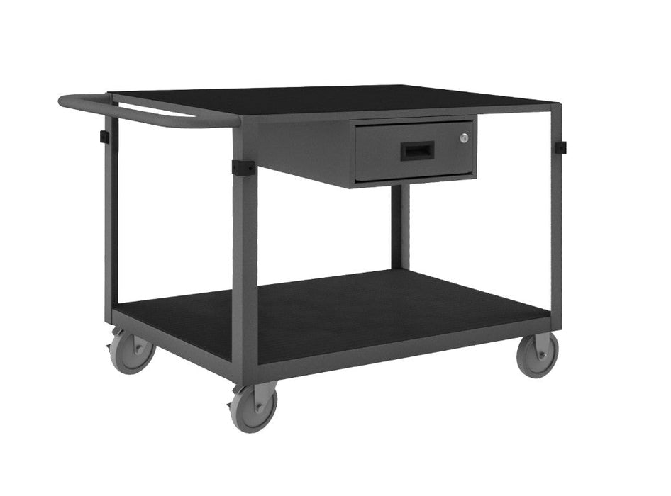 IC24361DR5PU95 Instrument Cart, 2 Flush Shelves