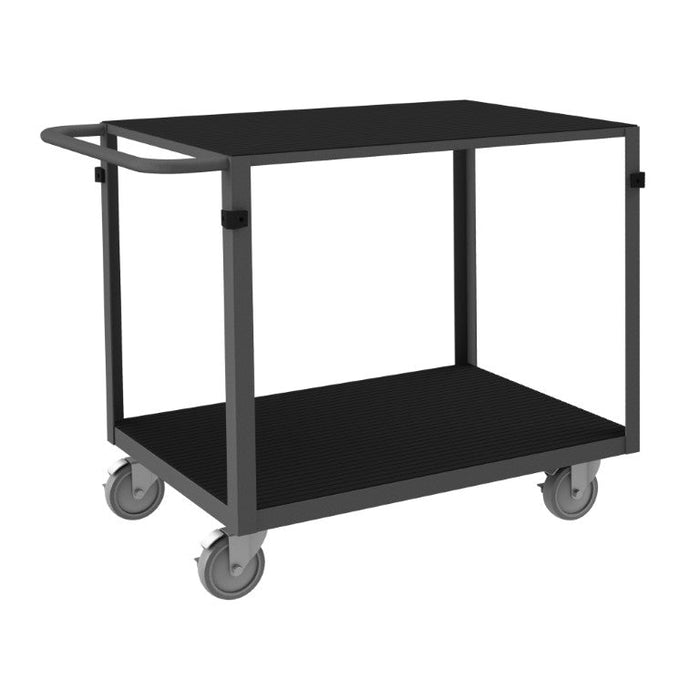 IC24365PU95 Instrument Cart, 2 Flush Shelves