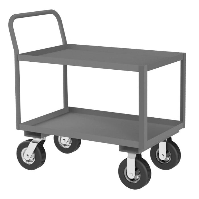 LDO-243641-2-8PN-ALU-95 Low Deck Service Truck, 2 Shelves