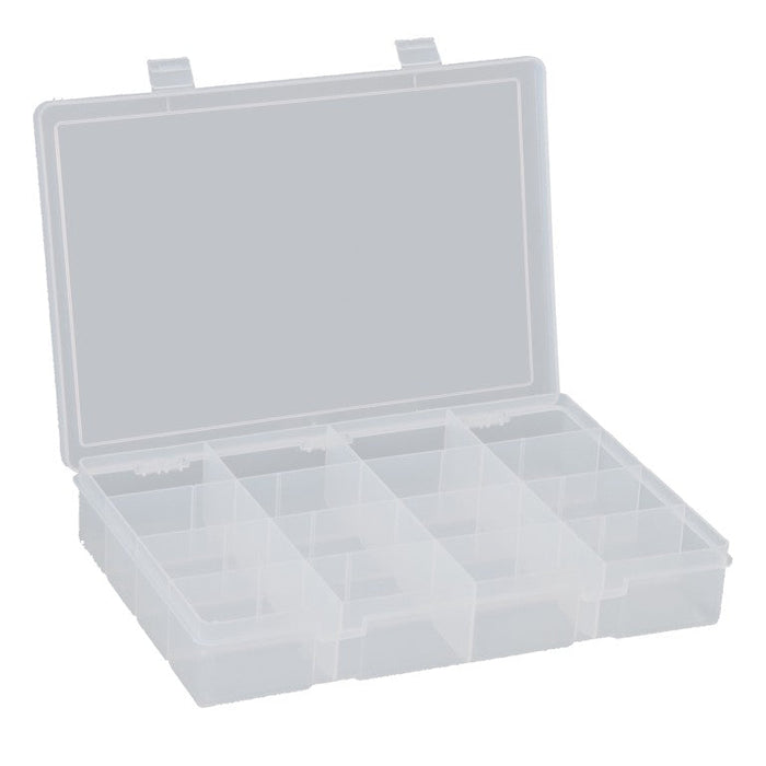LP16-CLEAR Large Compartment Box, 16 Openings