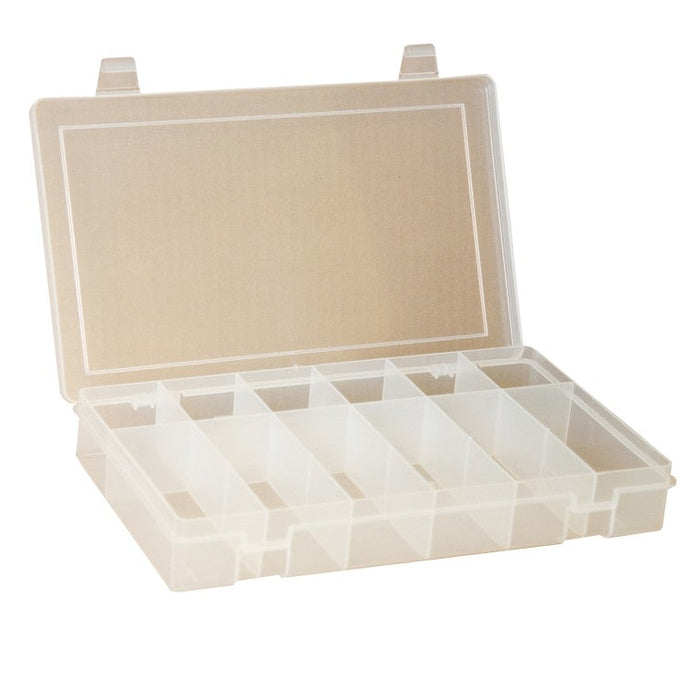 LP6-CLEAR Large Compartment Box, 6 Openings