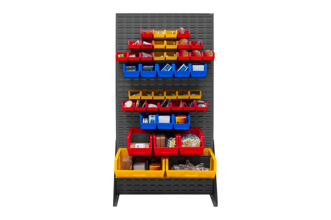 LPRDS-34.5X68-95 Free Standing, Louvered Panel Rack