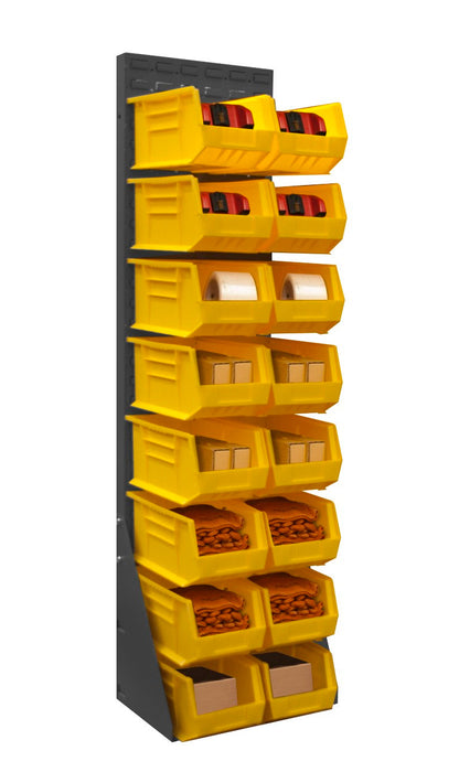LPRSS-17.25X68-95 Free Standing, Louvered Panel Rack