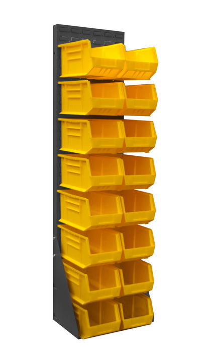LPRSS-17.25X68-95 Free Standing, Louvered Panel Rack