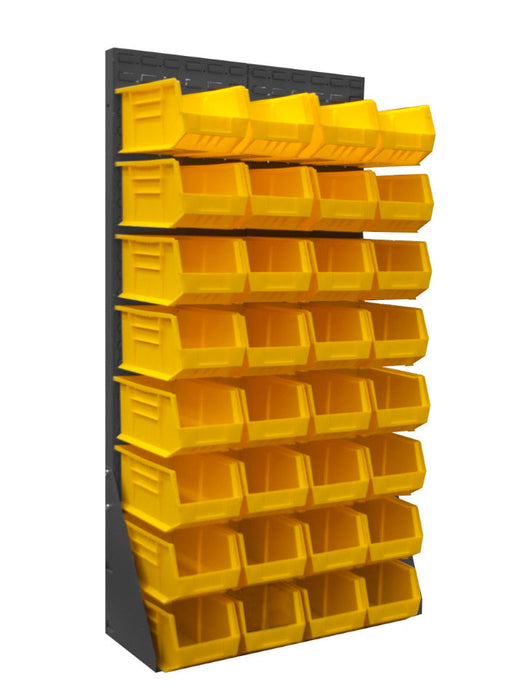LPRSS-34.5X68-95 Free Standing, Louvered Panel Rack