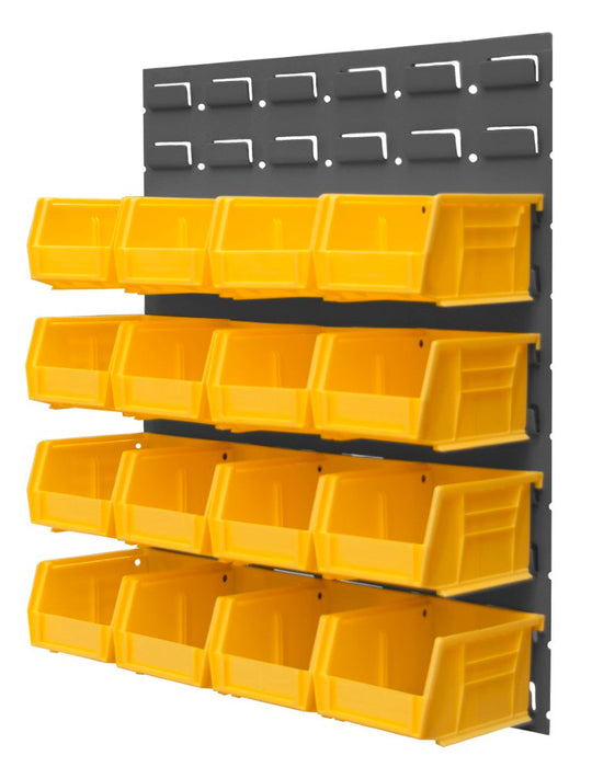 LPW-17.25X20-95 Wall Mountable, Louvered Panel Rack