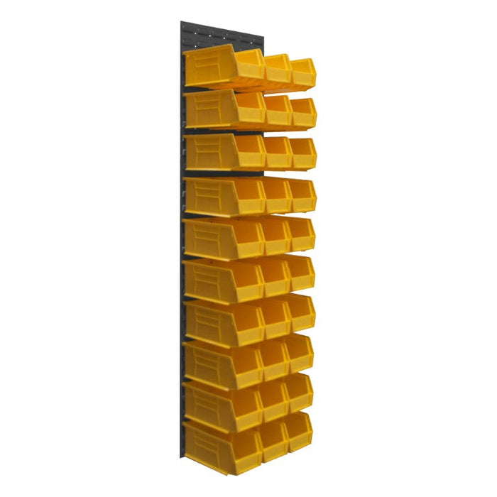 LPW-17.25X64-95 Wall Mountable, Louvered Panel Rack