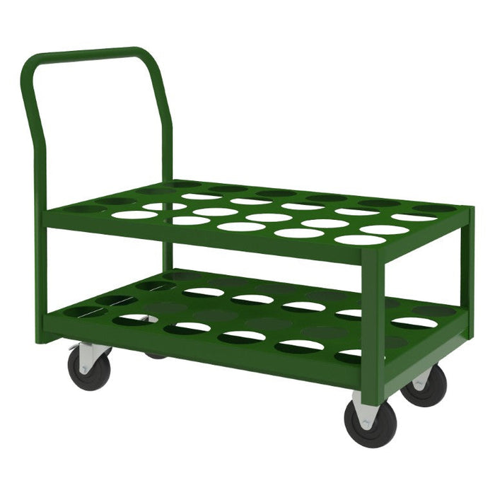 MCC-2436-5PO-83T Medical Cylinder Cart, Perforated Shelf
